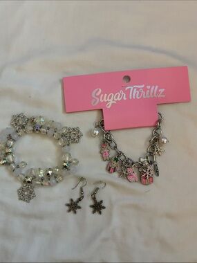 Holiday Charm Bracelets and Earrings
